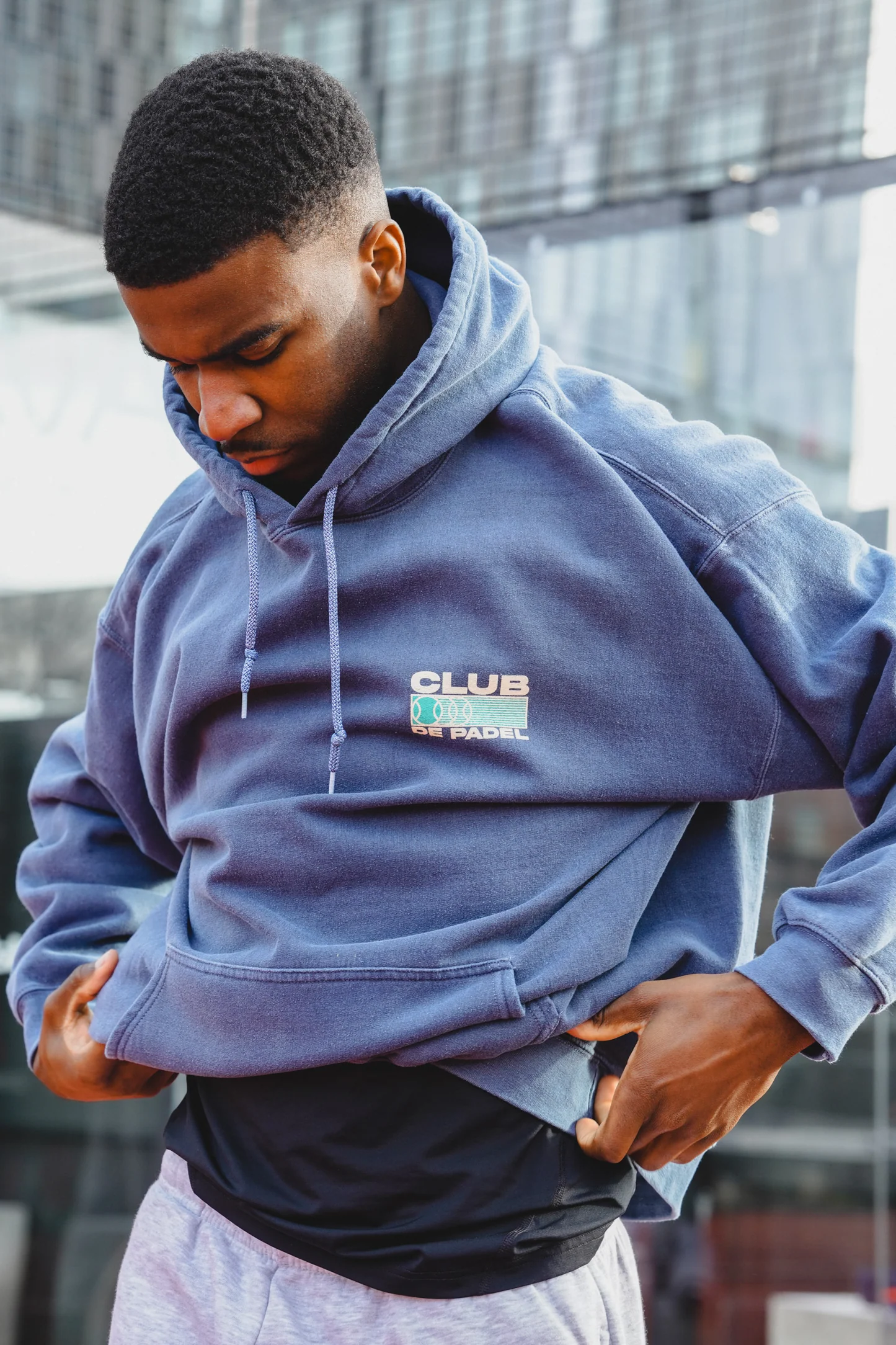 Heritage Vintage Washed Hoodie — Navy