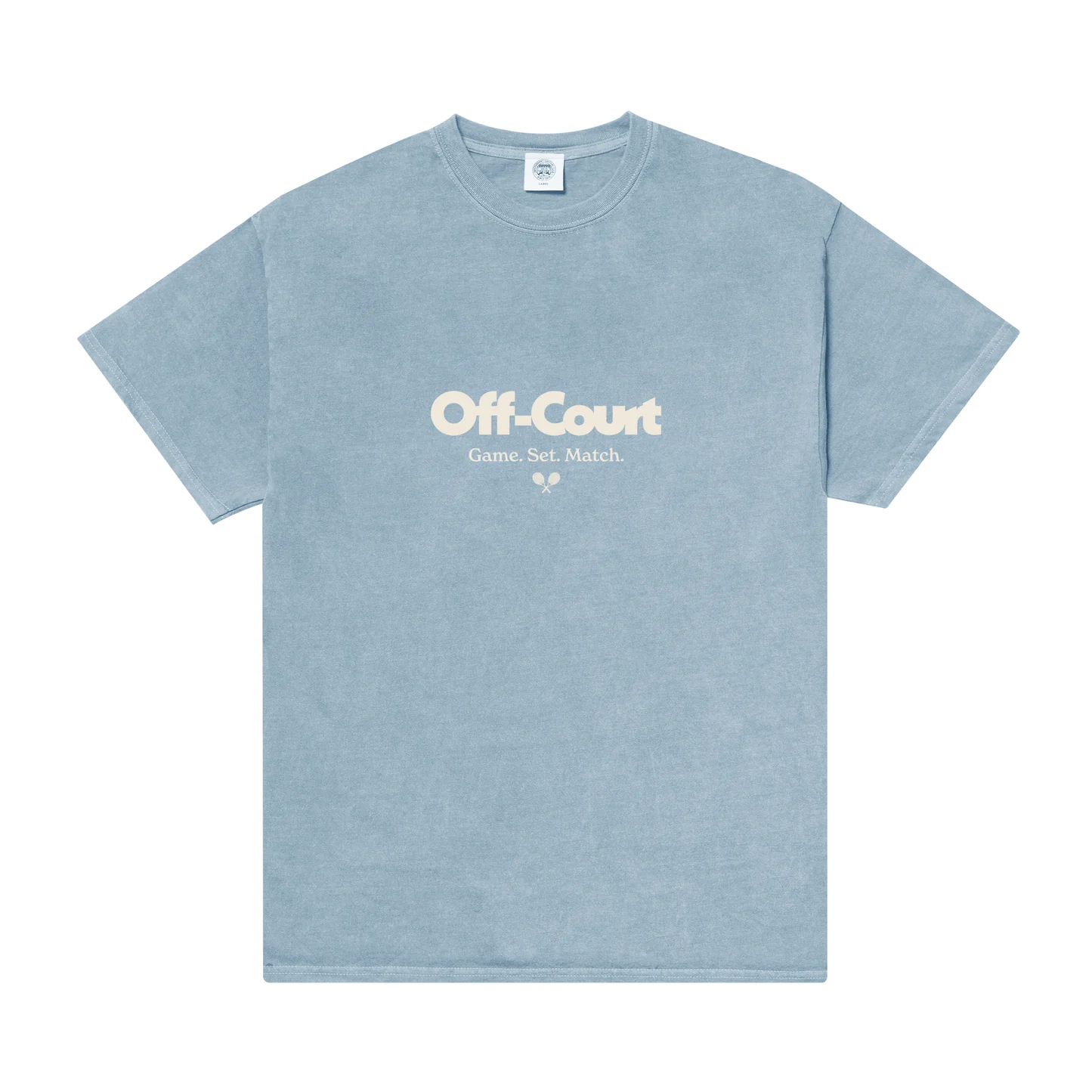Off-Court Vintage Washed Tee — Sky